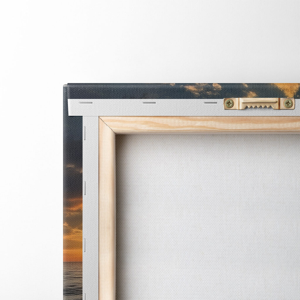 Sunset over a body of water