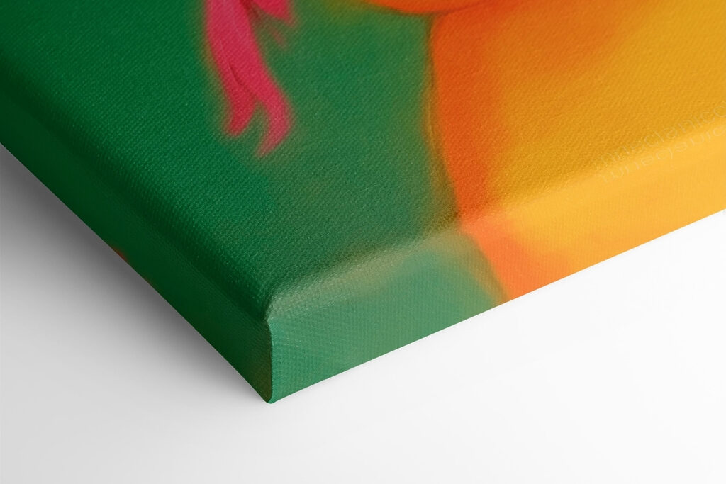 Dog wearing a pink scarf and sunglasses