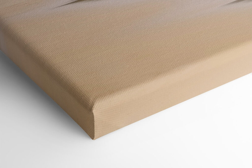 Beach with trees and mountains