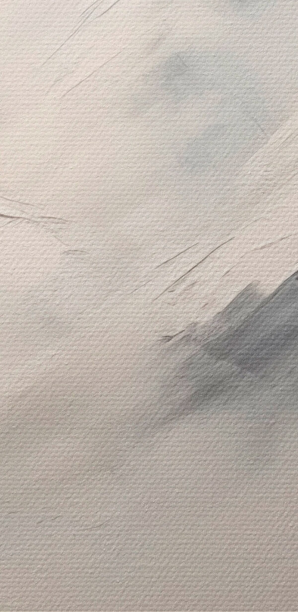 Painting of mountains with snow Painting of mountains with snow