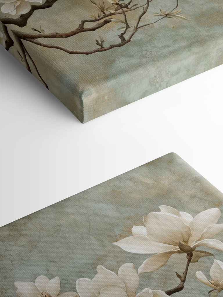 White flowers on a branch