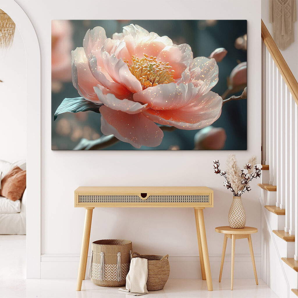 Delicate petals in soft hues