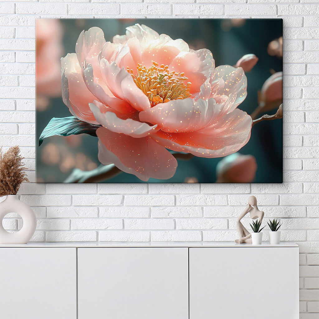 Delicate petals in soft hues