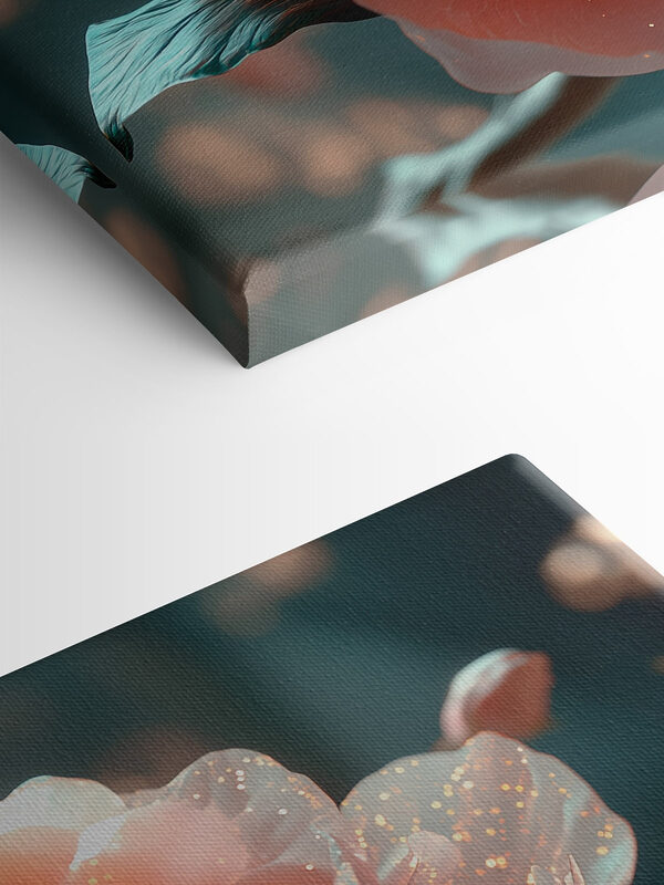 Delicate petals in soft hues