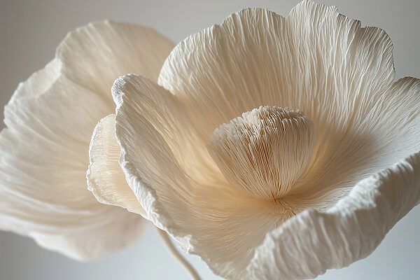 Delicate textured flower petals displayed Delicate textured flower petals displayed