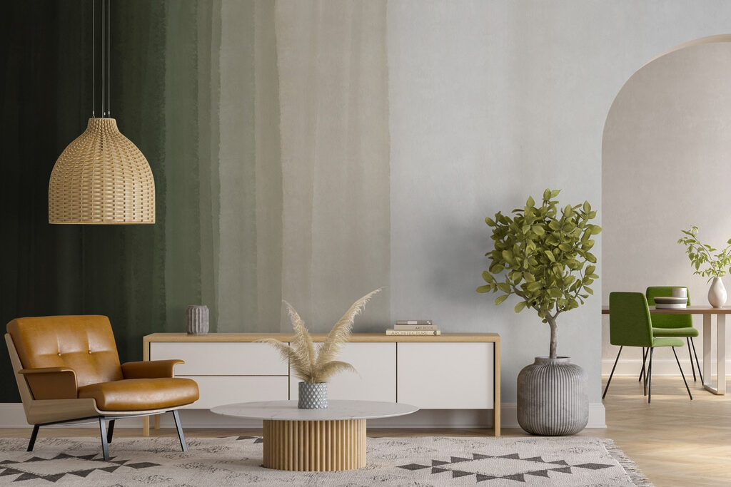 Smooth gradient of earthy tones