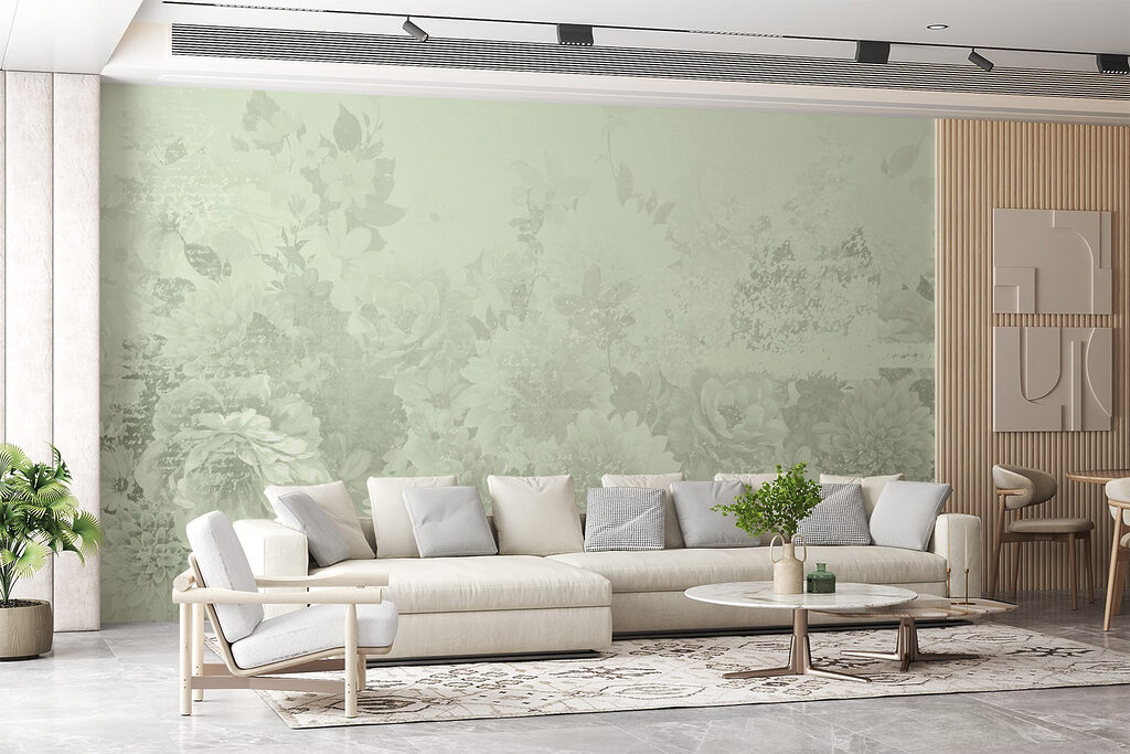 Floral patterns on a soft background Floral patterns on a soft background