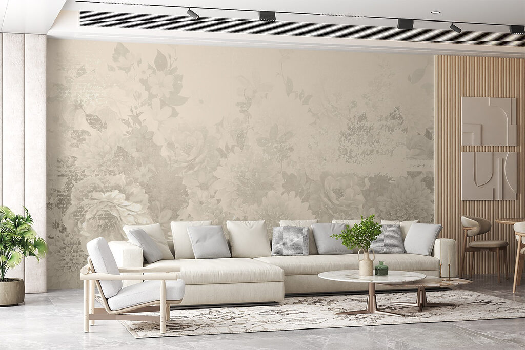 Delicate floral patterns in soft hues Delicate floral patterns in soft hues
