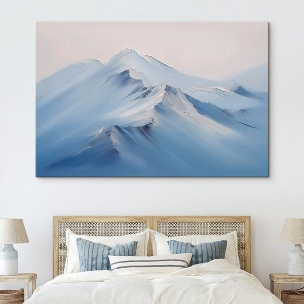 Mountain range with snow Mountain range with snow