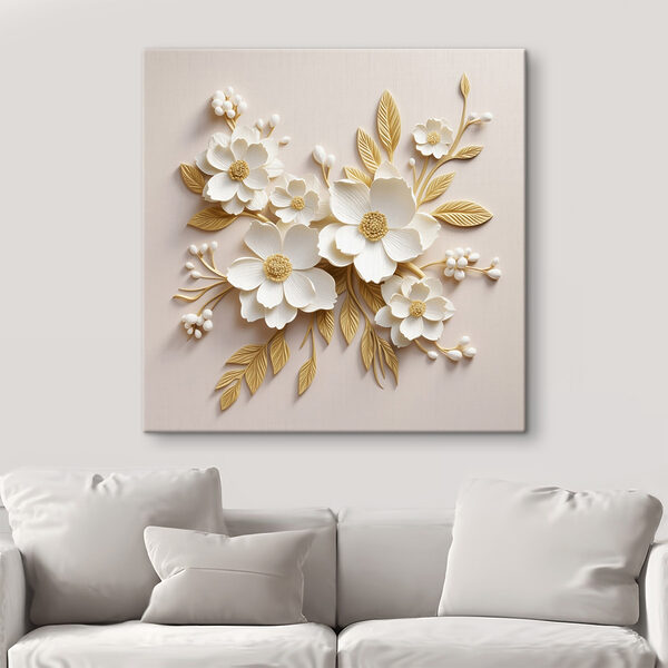 Elegant floral arrangement in soft hues