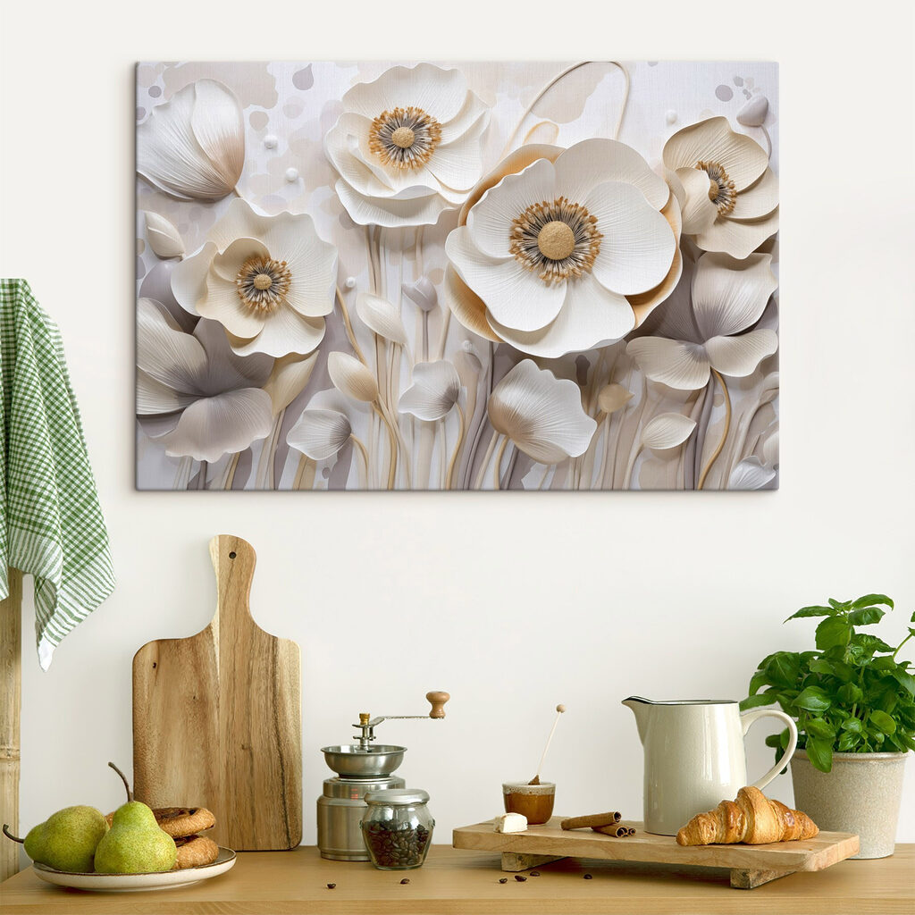 Delicate blooms in soft pastel tones