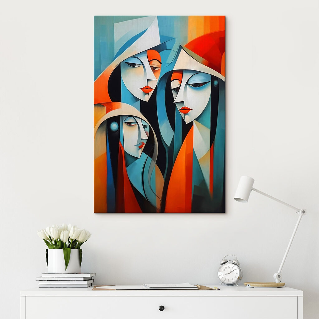 Group of women with different colors Group of women with different colors