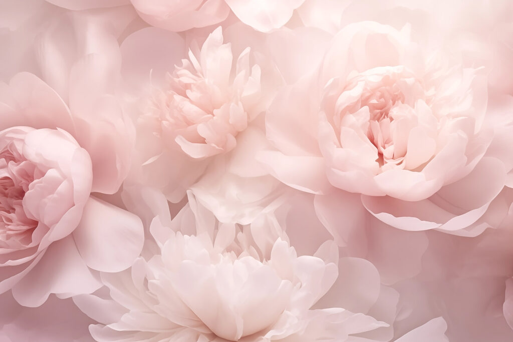 Group of pink flowers