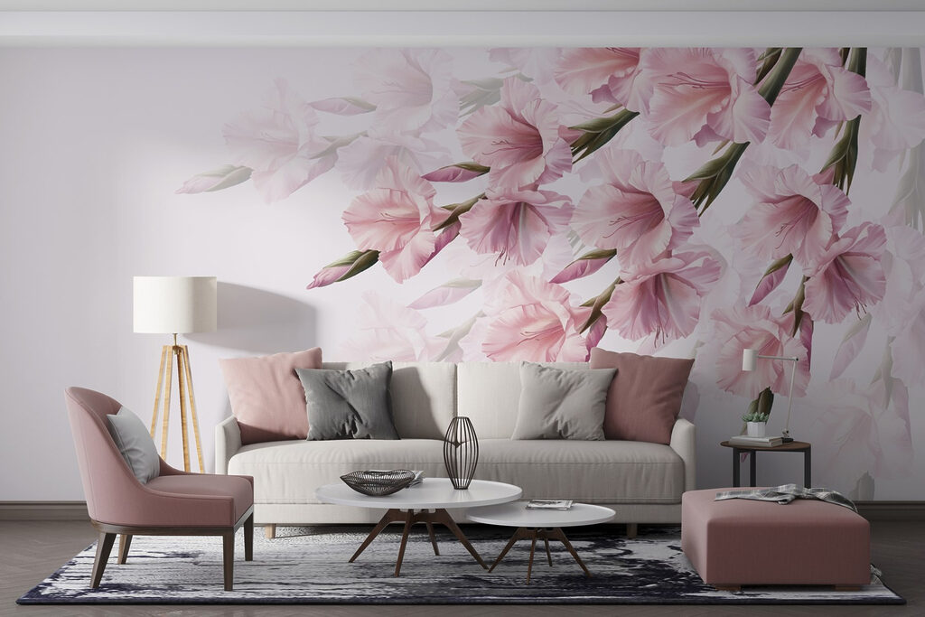 Group of pink flowers