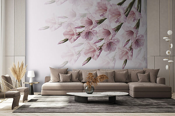 Group of pink flowers