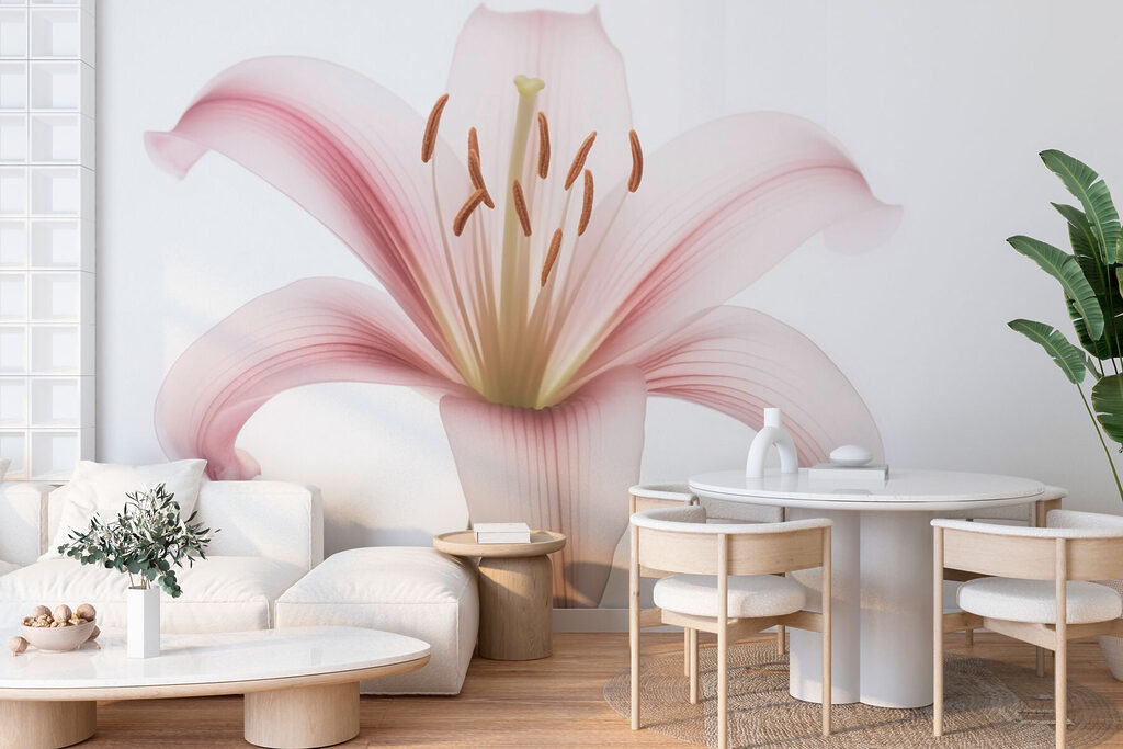 Delicate petals, soft and serene