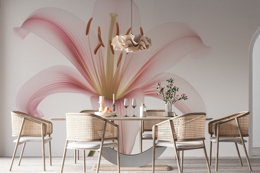 Delicate petals, soft and serene