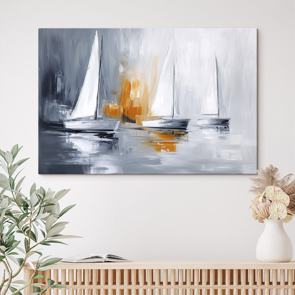 Group of boats on water Group of boats on water