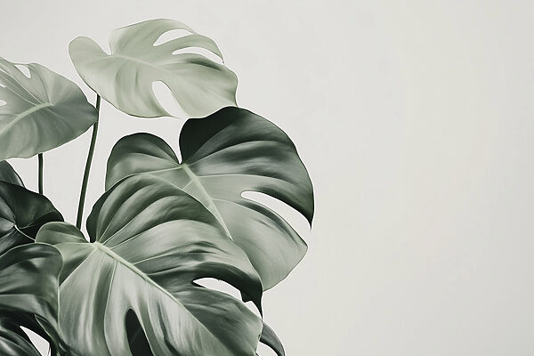 Lush green leaves in soft light Lush green leaves in soft light