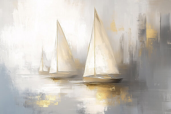 Group of sailboats in the water Group of sailboats in the water