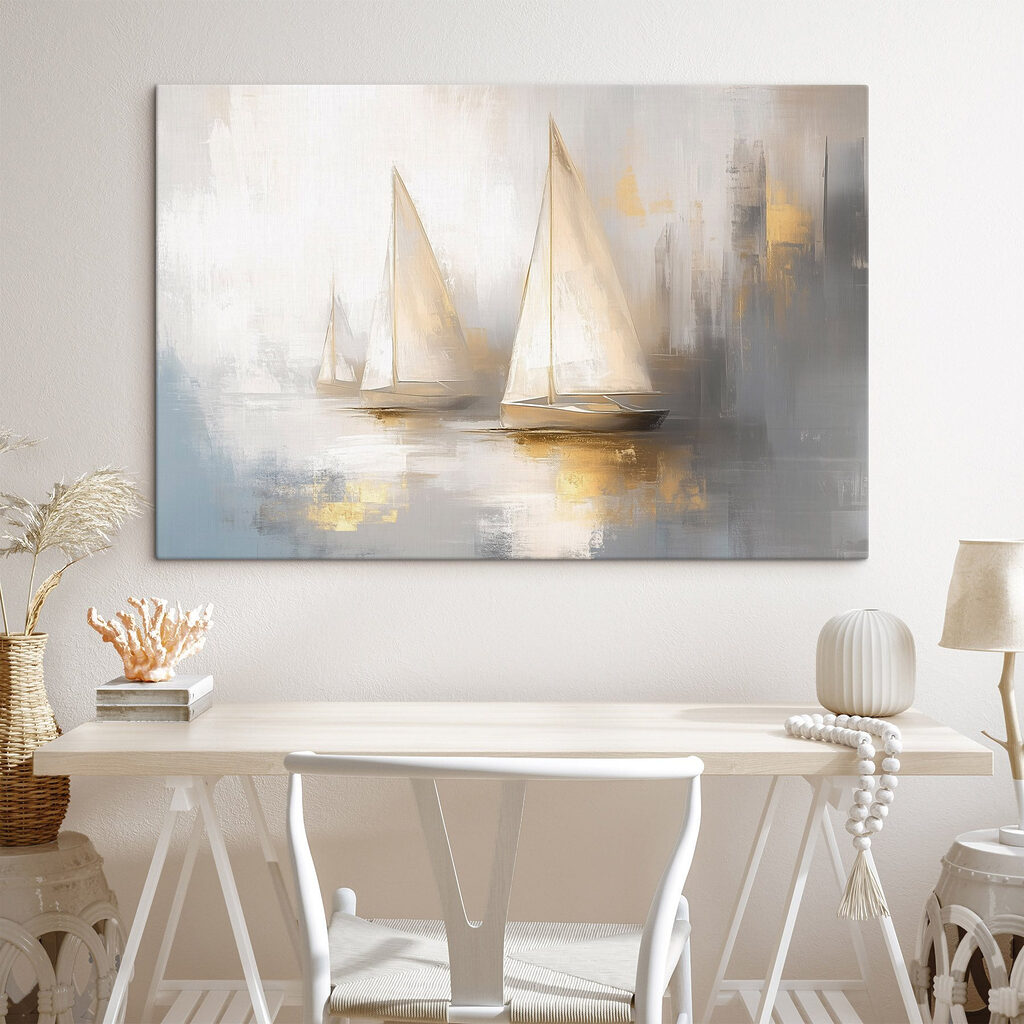 Group of sailboats in the water
