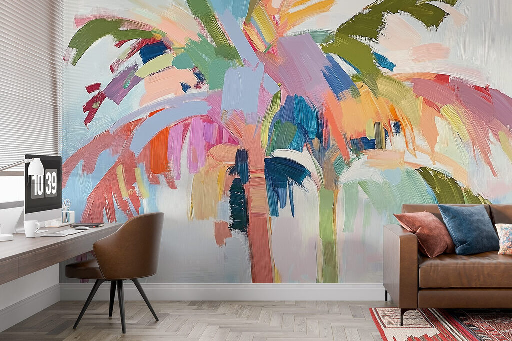 Painting of a palm tree