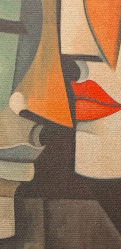 Painting of two women