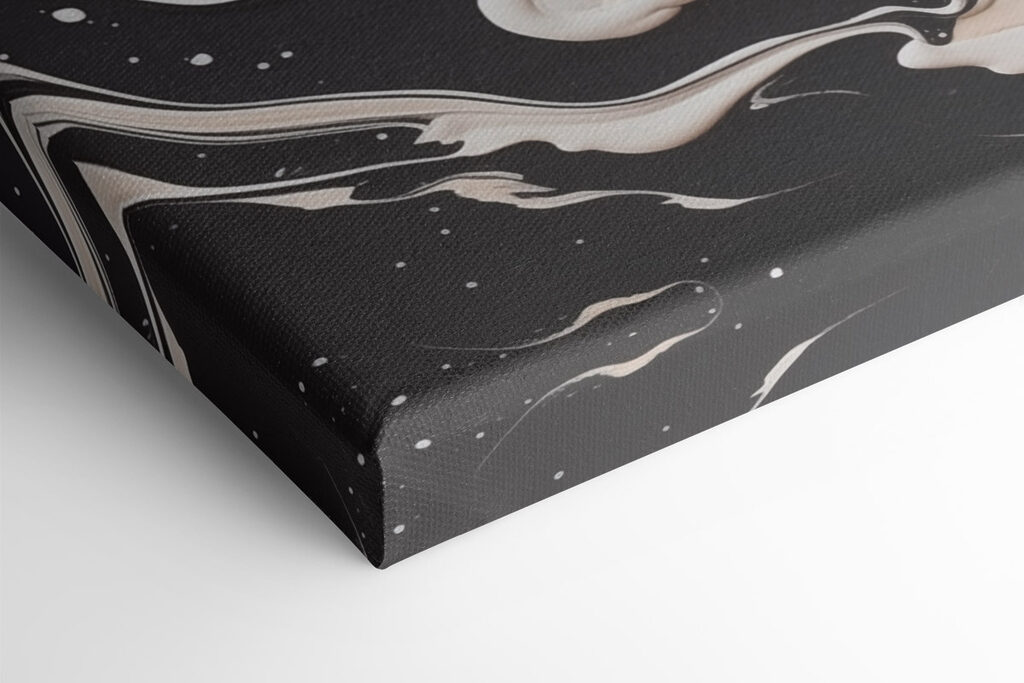 Black and white paint