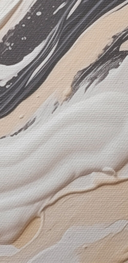 Black and white paint