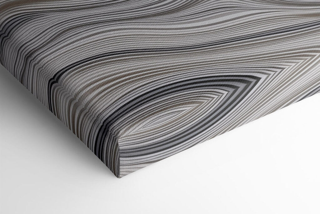 White and black wavy lines White and black wavy lines