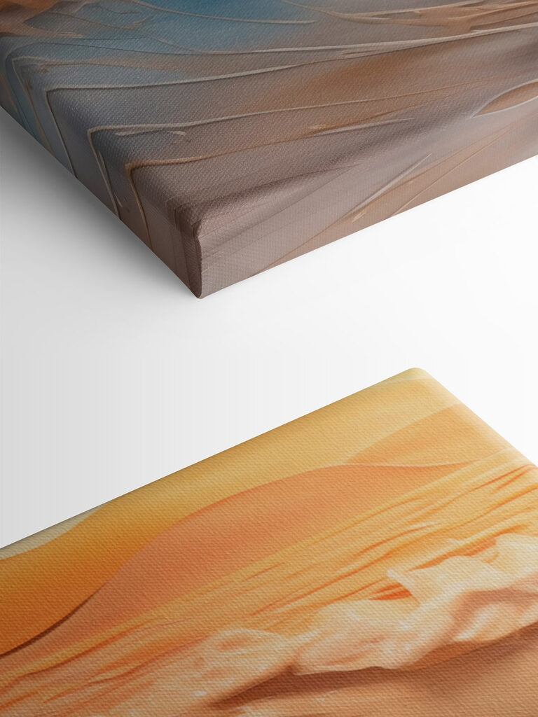 Sunset over a tranquil ocean wave Sunset over a tranquil ocean wave