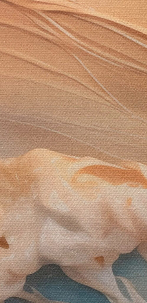 Sunset over a tranquil ocean wave Sunset over a tranquil ocean wave