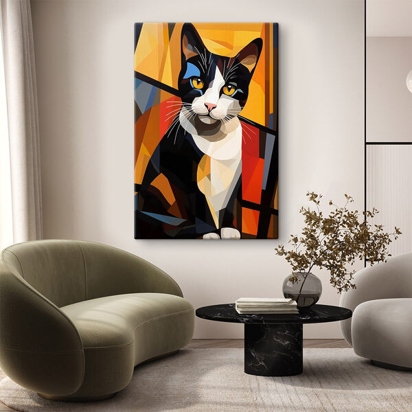 Cat with yellow eyes Cat with yellow eyes