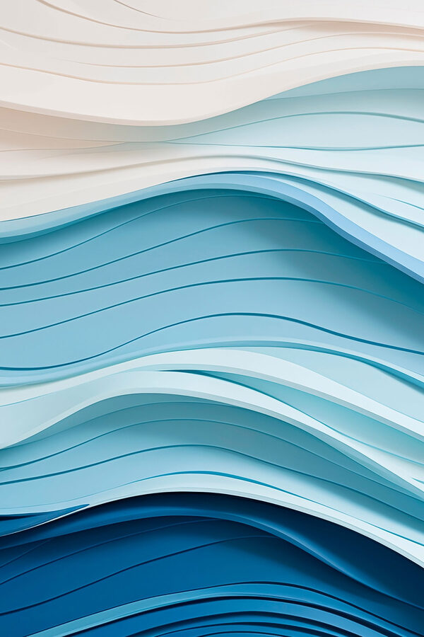 Blue and white wavy lines Blue and white wavy lines