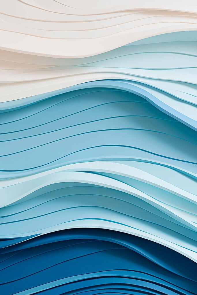 Blue and white wavy lines Blue and white wavy lines