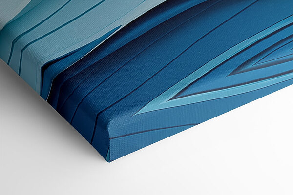 Blue and white wavy lines Blue and white wavy lines