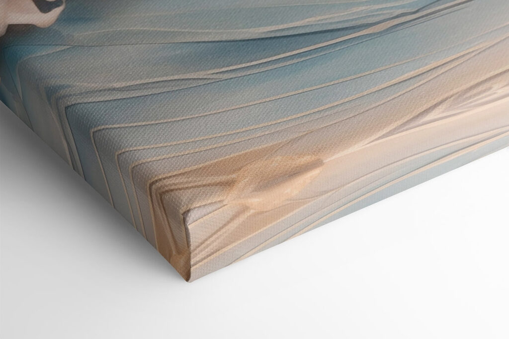 Gentle waves caressed by soft hues