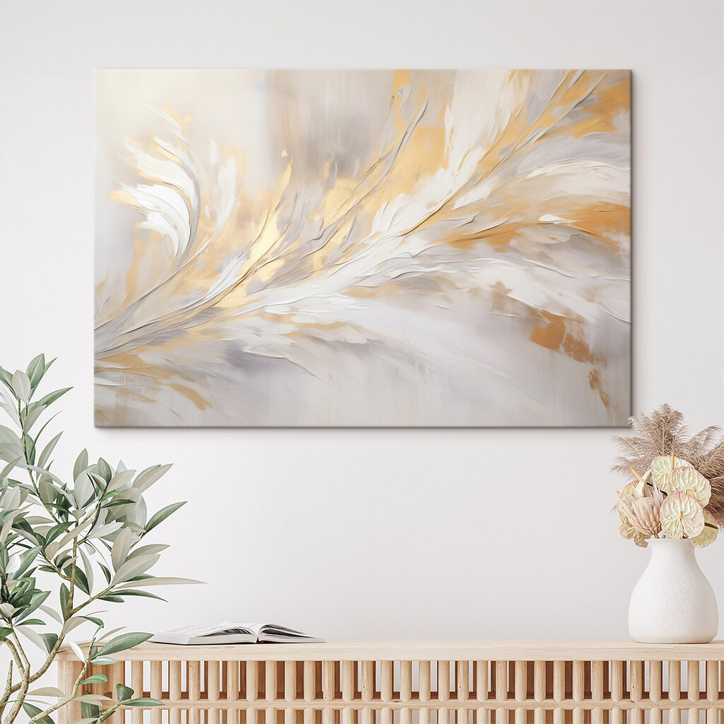 Abstract swirls of warm tones