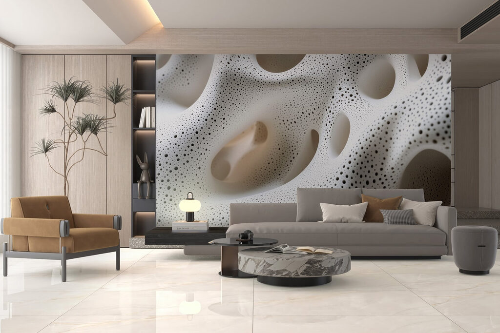 Abstract texture with intriguing patterns