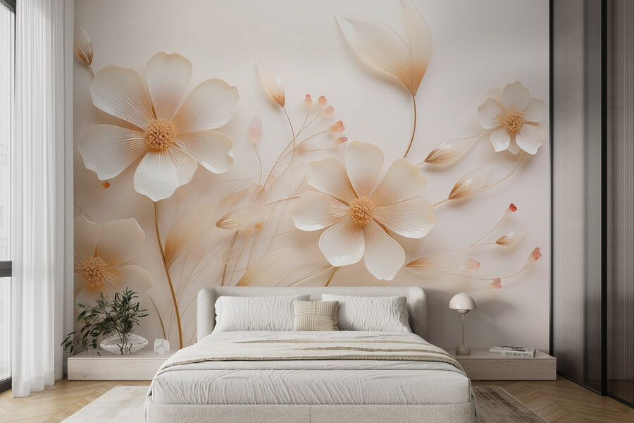 Delicate blooms on a soft backdrop Delicate blooms on a soft backdrop