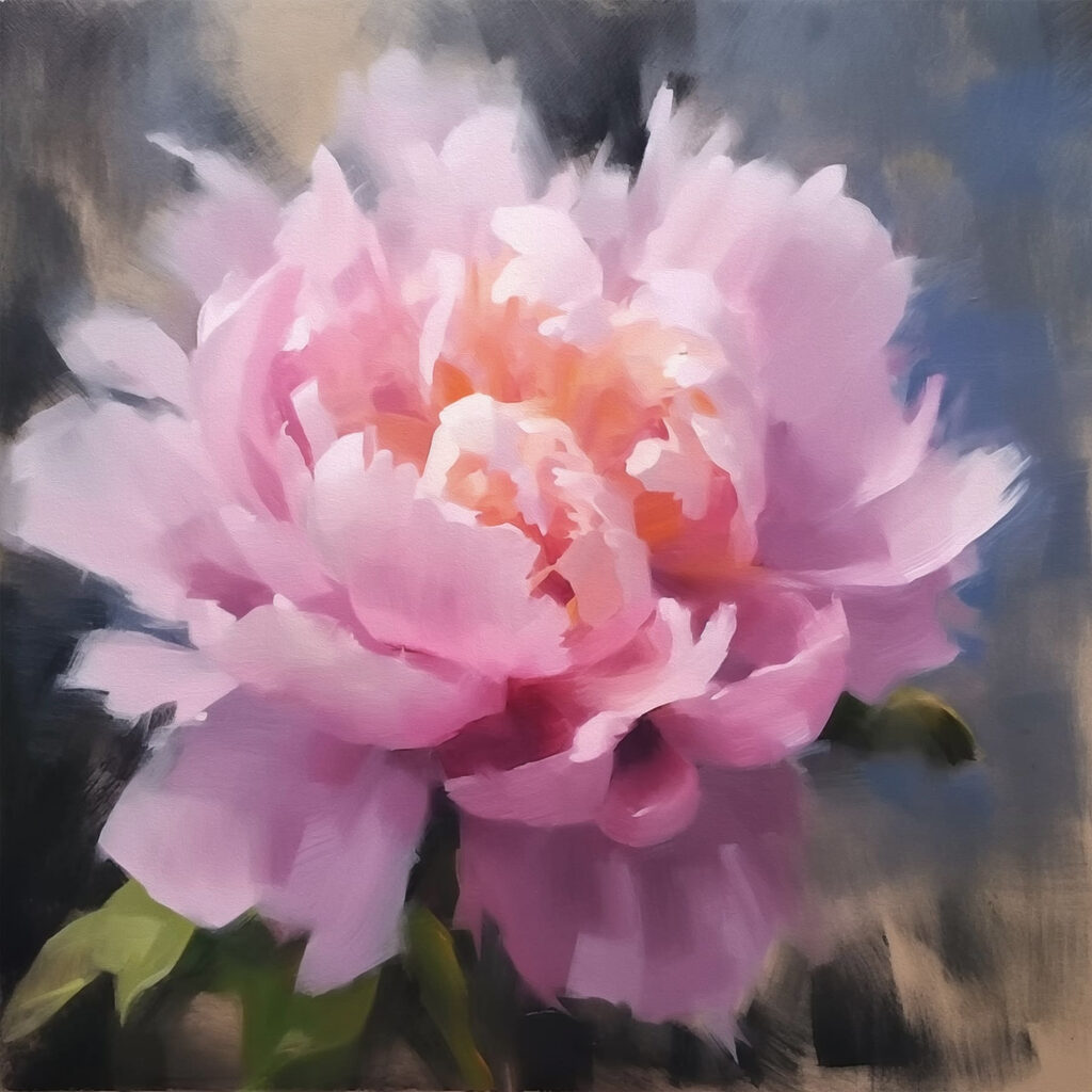 Рожева квітка з зеленим листям s43216p 1024x1024 - Рожева квітка з зеленим листям - tegory