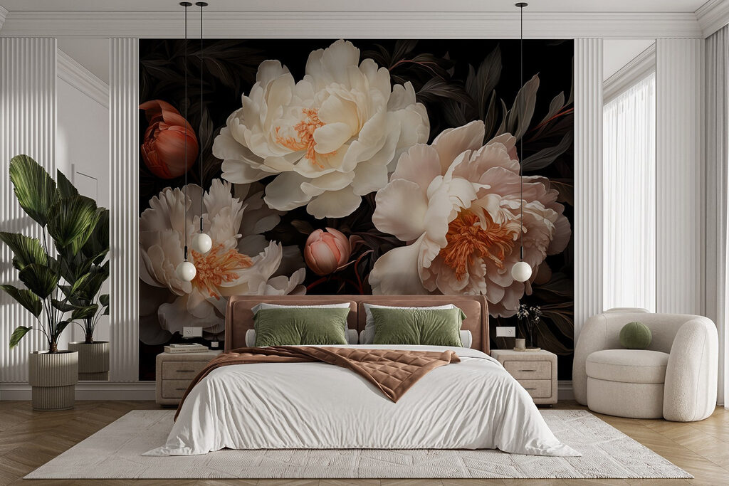 Group of white flowers