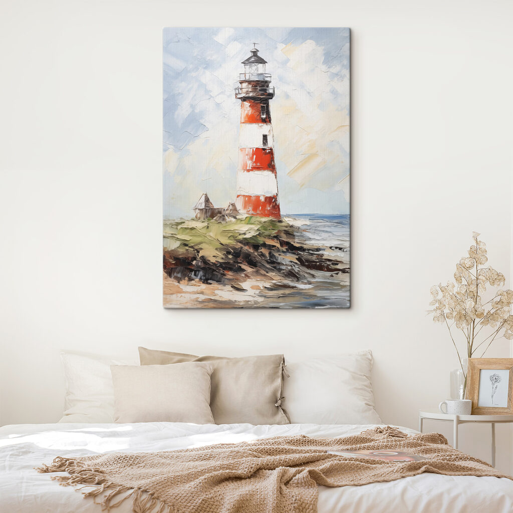 Painting of a lighthouse