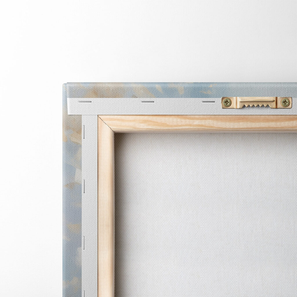 Painting of a woman in a white dress