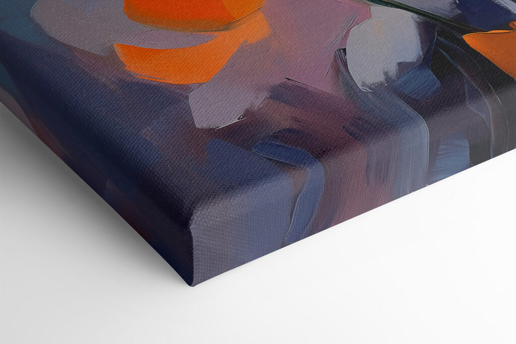 Painting of white flowers