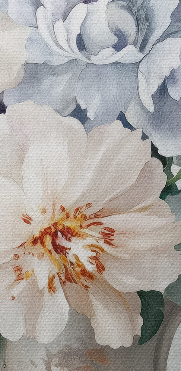 Painting of flowers in a vase Painting of flowers in a vase