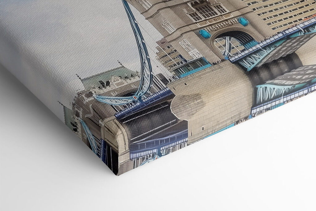 Bridge with towers and a bridge over water