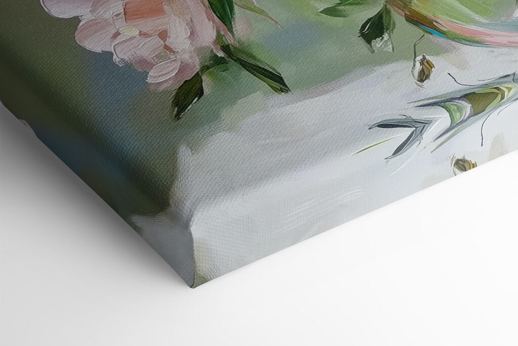 Painting of flowers in a vase Painting of flowers in a vase