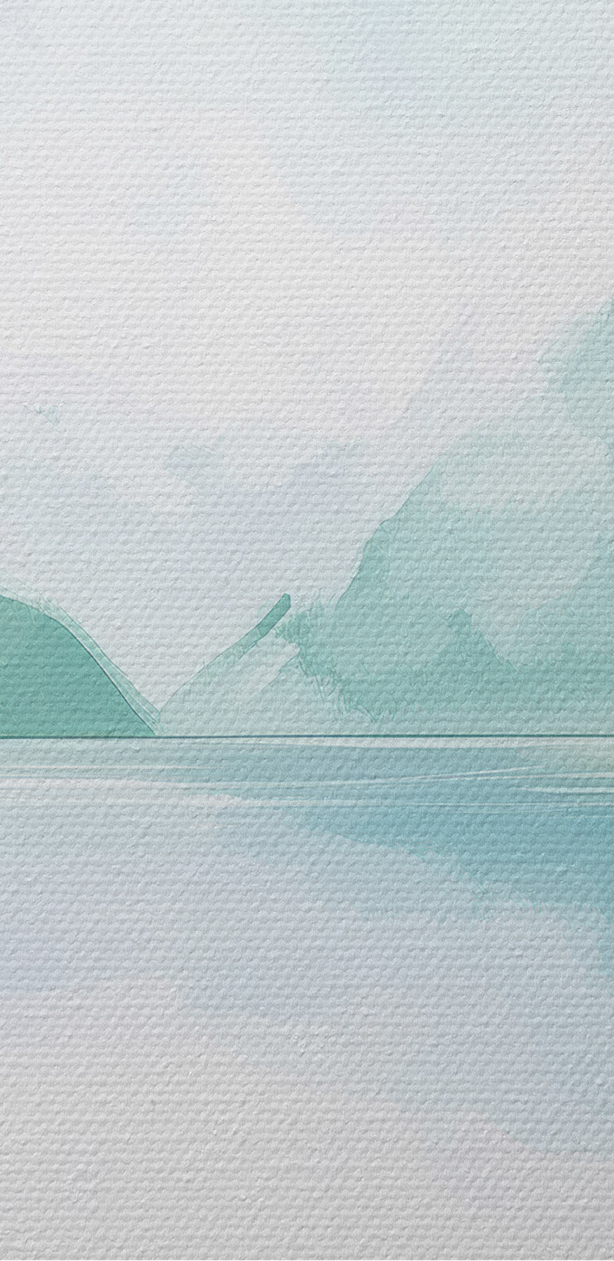 Water with trees and mountains in the background Water with trees and mountains in the background
