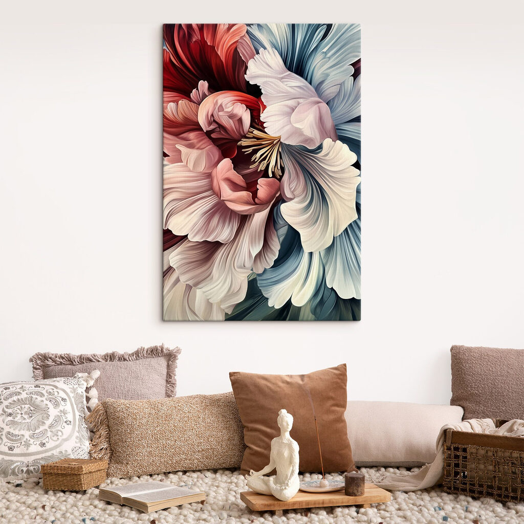 Vibrant blooms in harmonious embrace Vibrant blooms in harmonious embrace